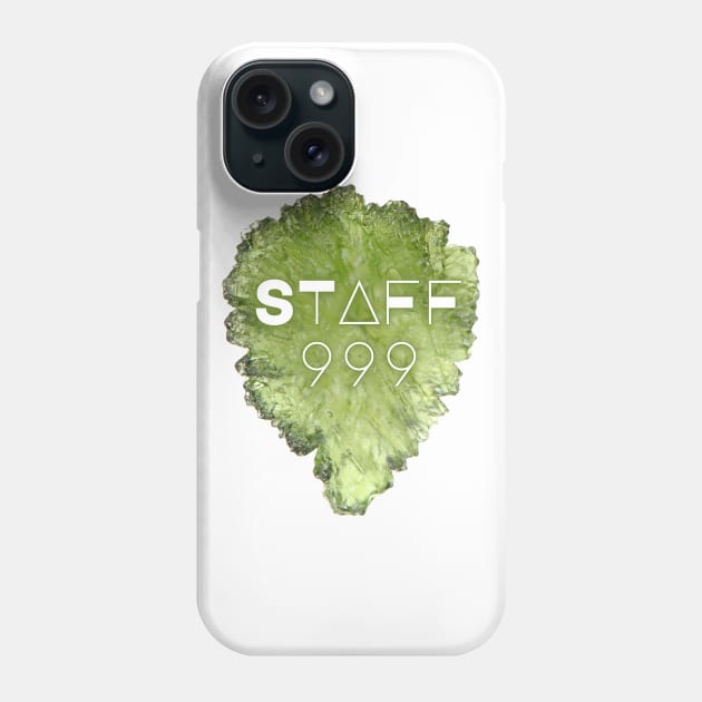 STAFF 999 Moldavite Phone Case by Mazzlo Shop