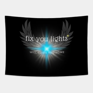 fix you lights will guide you home Tapestry