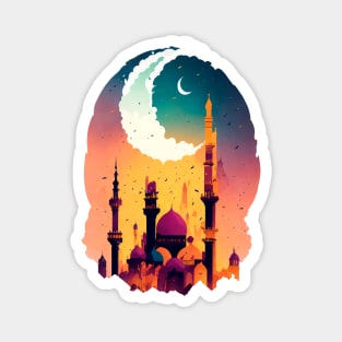 Mystical Mosque Magnet