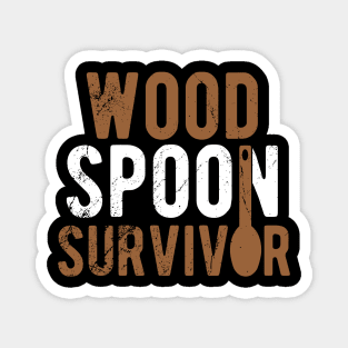 Wood Spoon Survivor Magnet