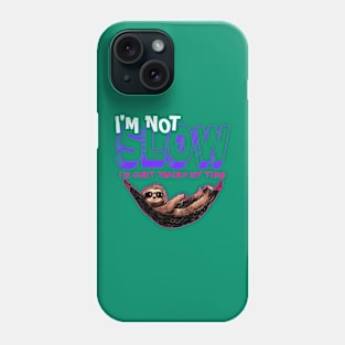 Funny sloth Phone Case