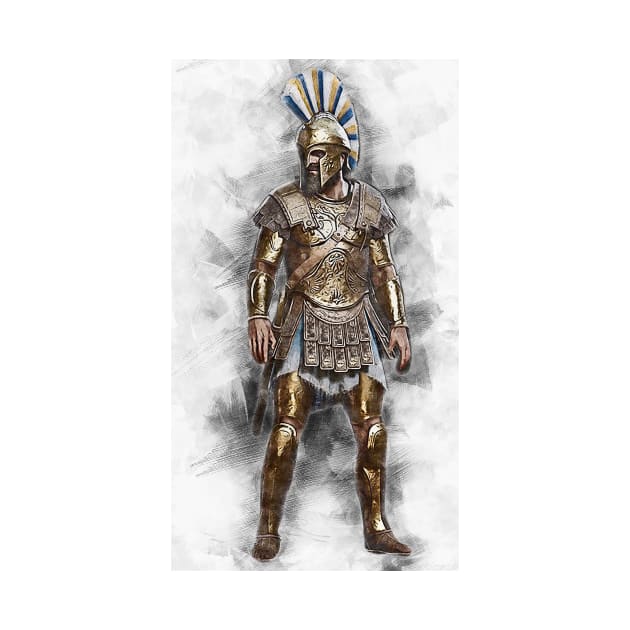 Greek hoplite by ErianAndre