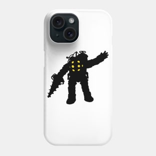 Big Daddy Waving Silhouette Phone Case