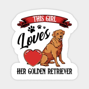 Golden Retriever Magnet