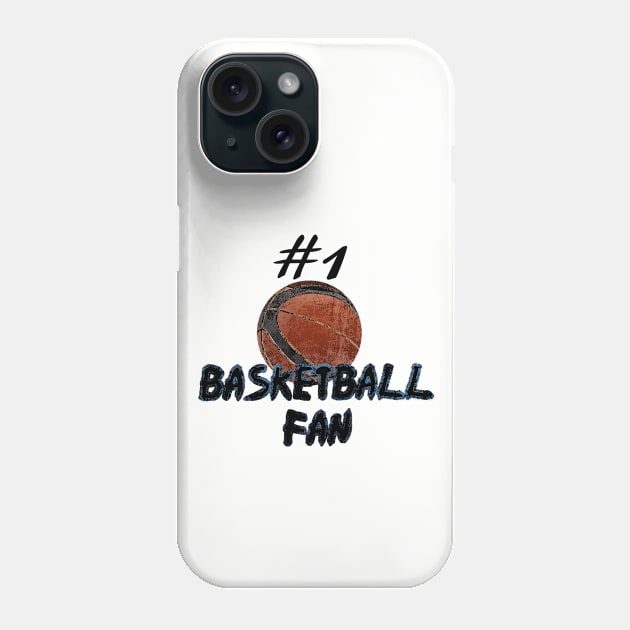 #1 Basketball fan Phone Case by artsytee