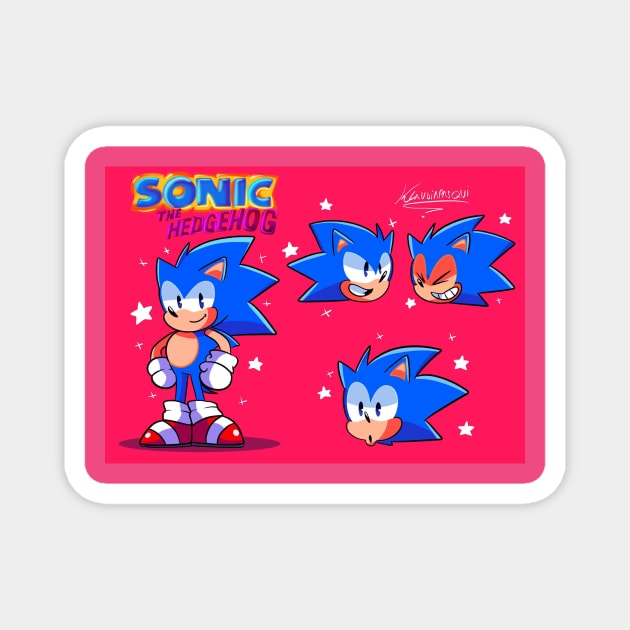 Sonic dooples Magnet by Klaudiapasqui 96