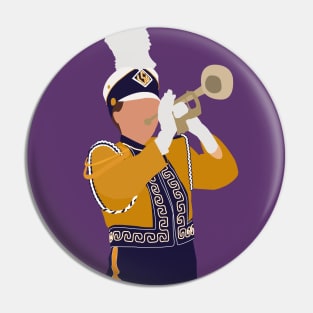 Golden Band from Tigerland Trumpet Player Pin