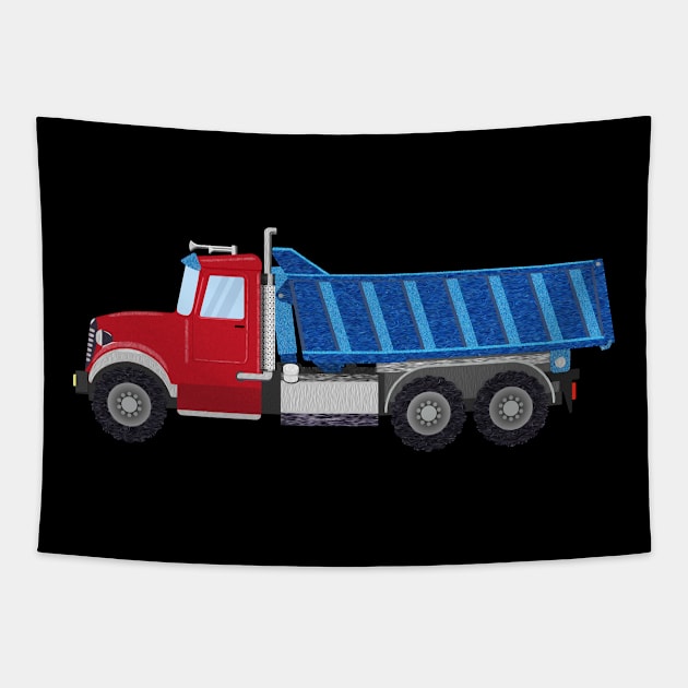 Dump Truck Tapestry by whatwemade