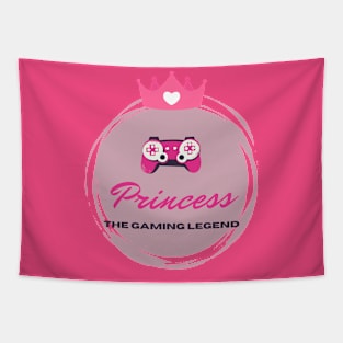 Princess girl gamer Tapestry