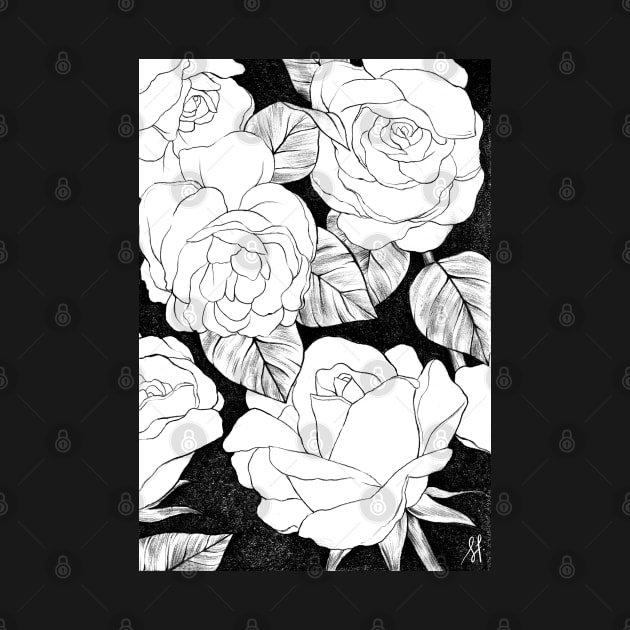 dark spring roses by solfortuny