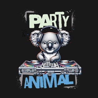 "Party Animal" Electronic Dance Music DJ Koala Funny T-Shirt