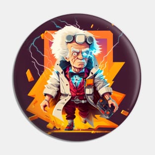 Back to the future Doc Brown Pin