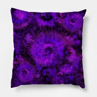 Boho Purple And Pink Tie-Dye Pillow
