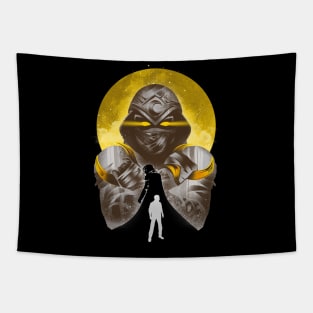 The Moon Hero Tapestry