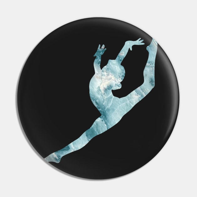 Gymnastics Leap Pin by sportartbubble