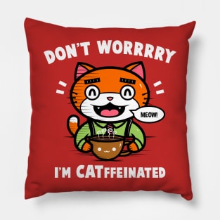 CATffeinated Pillow