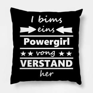 Frauenpower Powergirl Lustig Frauentag Geschenk Pillow