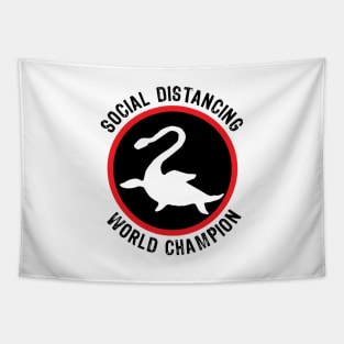 Loch Ness Monster - Social Distancing World Champion Tapestry