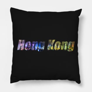 Hong Kong Text Pillow