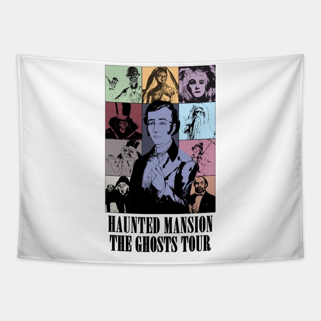 Haunted Mansion The Ghosts Tour Tapestry by FandomTrading