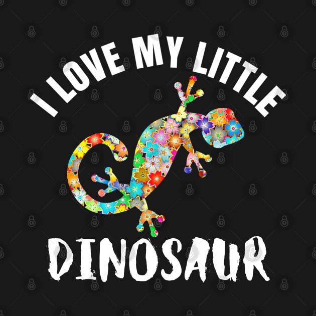 I Love My Little Dinosaur Lizard Reptile Gecko Iguana by BuddyandPrecious