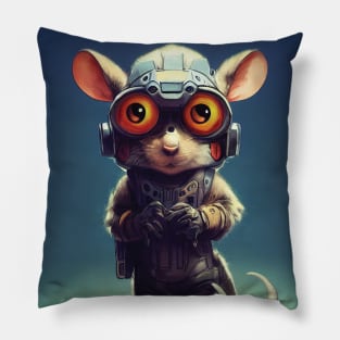 Cute Pilot Mouse - DESIGN Pillow