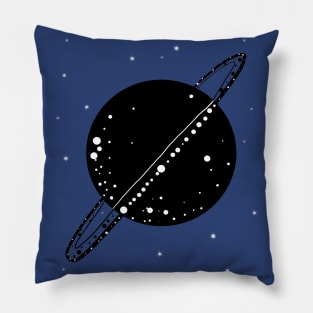 Saturn Artwork ,Planet Fan Art , The Sixth Planet Pillow