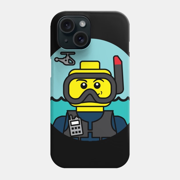 Mini Rescue Swimmer Phone Case by aircrewsupplyco