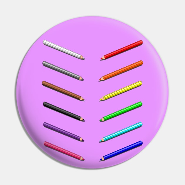 Colouring pencils Pin by MelanieJeyakkumar