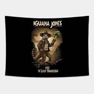 Iguana Jones and the Last Broccoli - Indy Funny Tapestry
