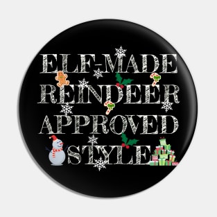 Elf-made reindeer-approved style. Pin