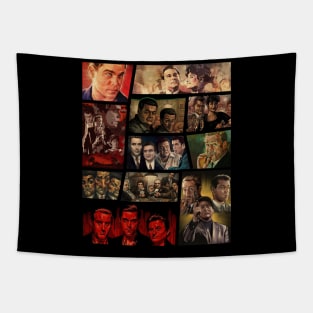 Graphic Crime Films Women Men Tapestry