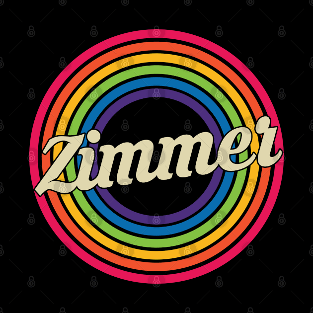 Zimmer - Retro Rainbow Style by MaydenArt