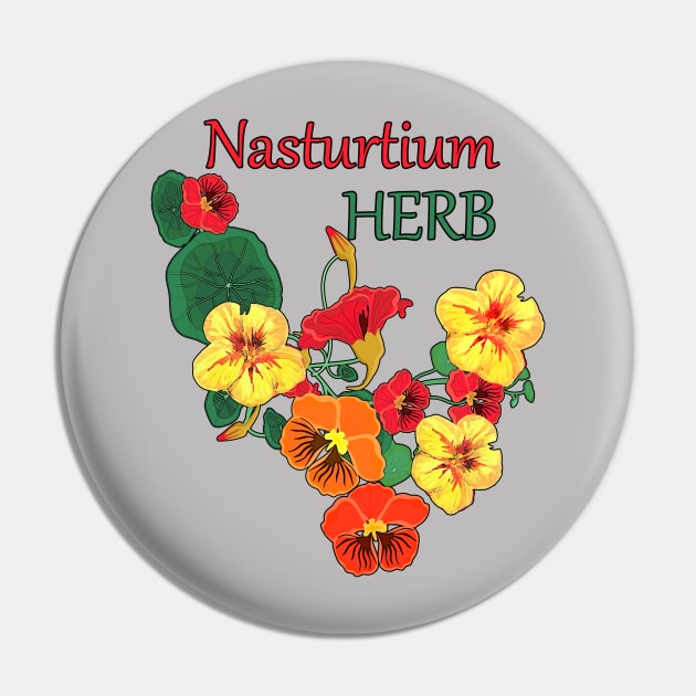 Nasturtium Herbs-Herb plant Nasturtium-Spring-Summer- Nasturtium  flowers Pin by KrasiStaleva