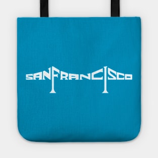 San Francisco Bridge White Tote