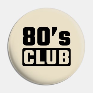 80th birthday Pin