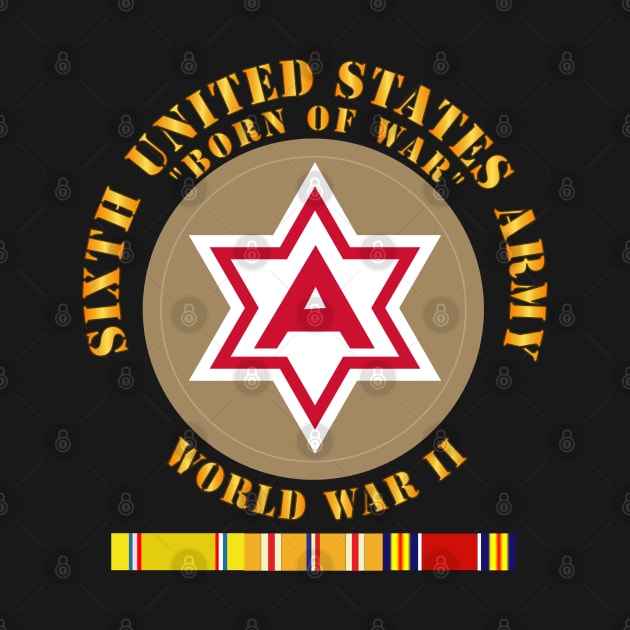 6th United States Army - Type 1 - WWII w PAC SVC by twix123844