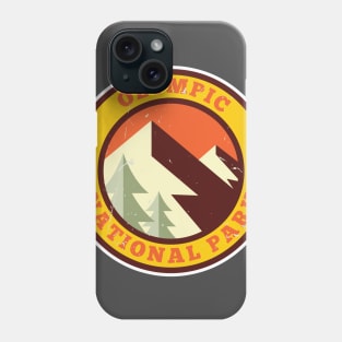 Olympic National Park Retro Phone Case