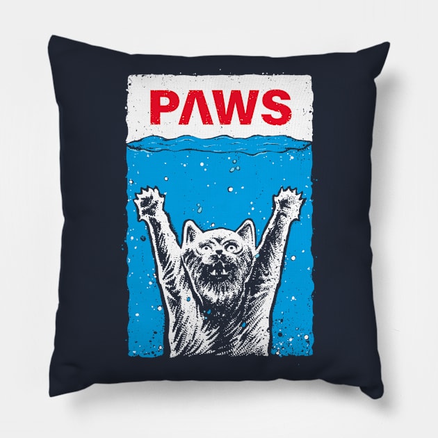 Paws Meow Pillow by barmalisiRTB