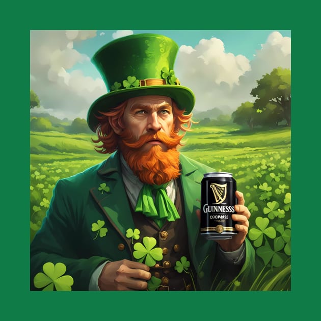 Folk Art Leprechaun by Colin-Bentham