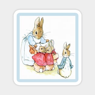 Mrs. Rabbit Warns About The Garden - Beatrix Potter Magnet