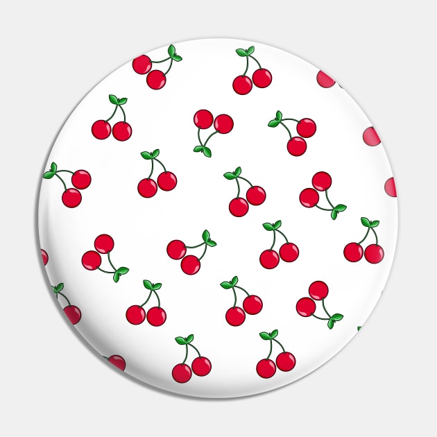 Cherries Pin by Braeprint