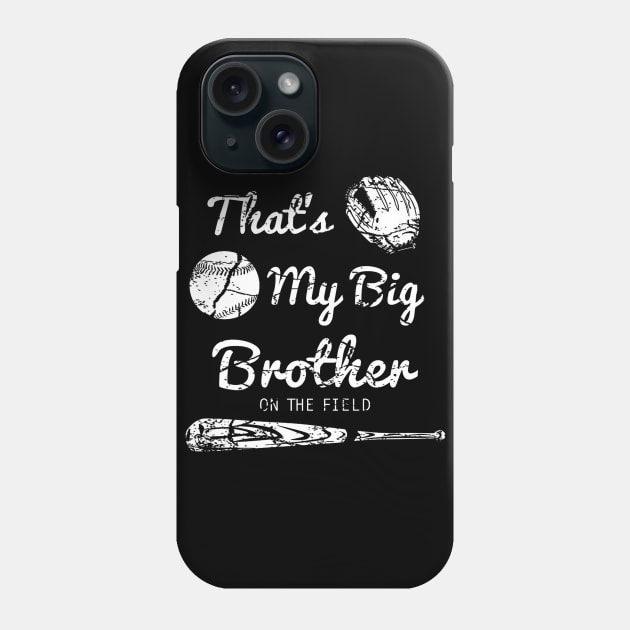 Baseball Shirt For Kids Big Brother Little Brother Shirts Phone Case by Vigo