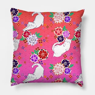 Pink Cats Pillow