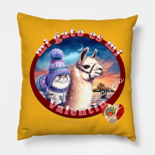 Mi Gato Es Mi Valentin Persian Life 0EP Pillow