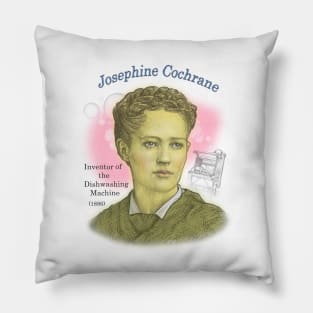 Josephine Cochrane, Inventor of the Dishwasher Pillow