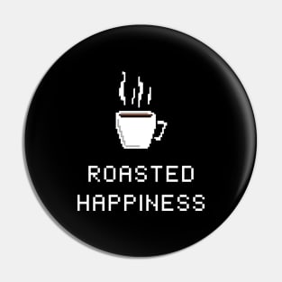 Roasted Happiness | Pixel Coffee Pin