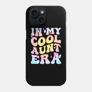 Groovy In My Cool Aunt Era Back To School 1St Day School Phone Case