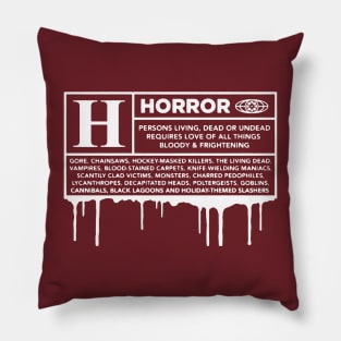 Horror Lover Pillow