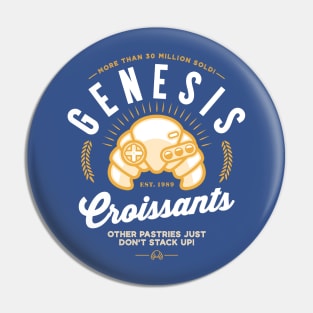 'Genesis Croissants' illustration Pin